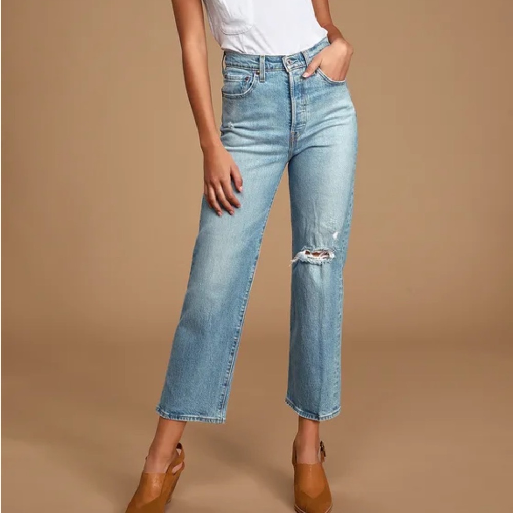 levi’s ribcage straight jeans